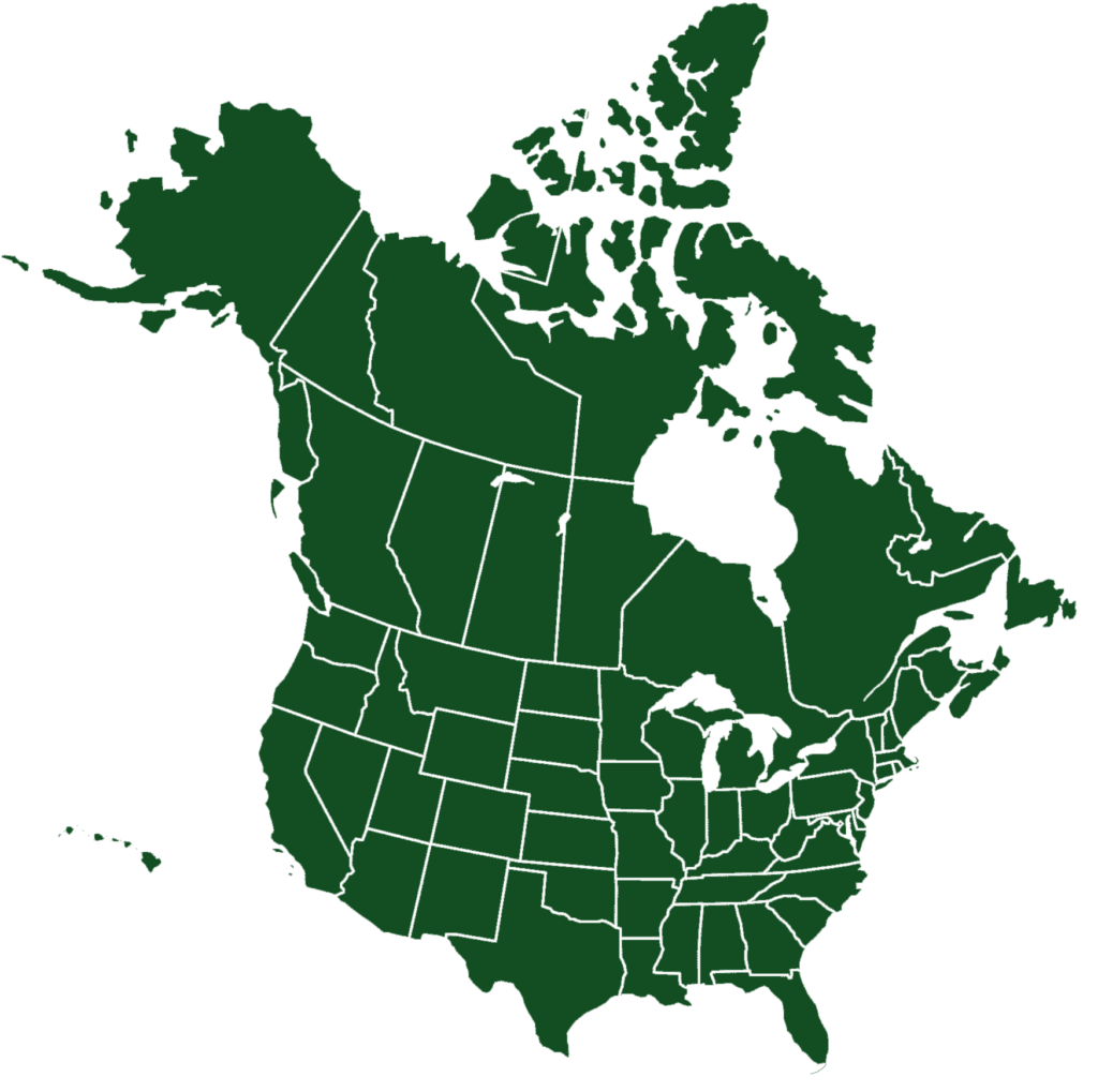 north america map
